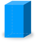 Imagem de um prisma quadrangular.