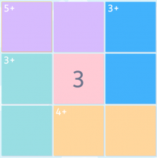 Imagem de um quebra-cabeça numérico 3x3 não resolvido.
