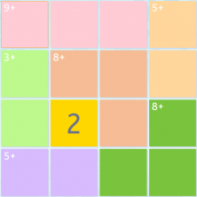 Imagem de um quebra-cabeça de números 4x4 não resolvido.