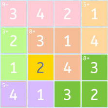 Imagem de um quebra-cabeça de números 4x4 resolvido.